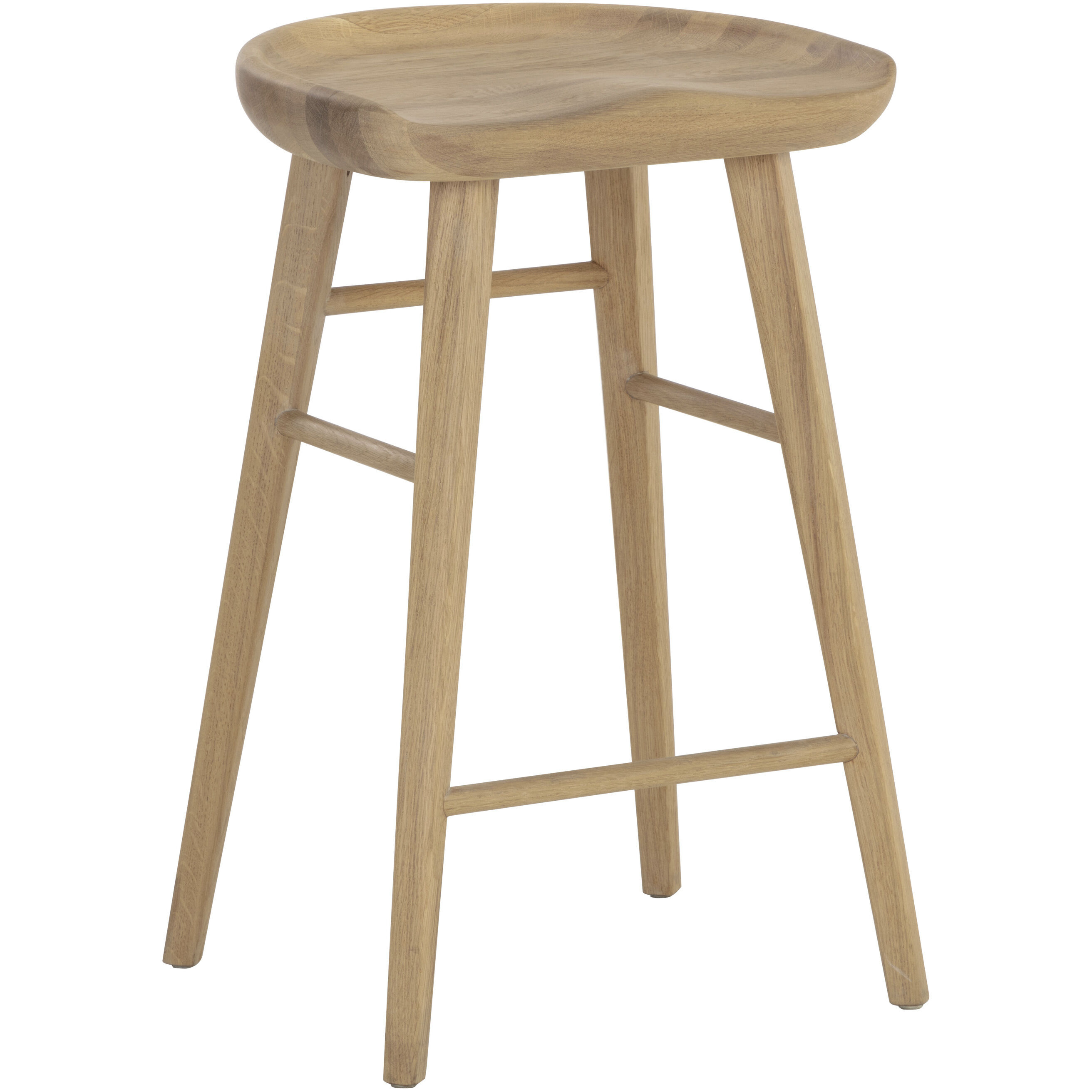 Dominic 26.5 inch Light Oak Counter Stool
